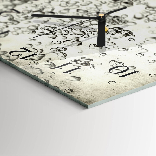 Reloj de vidrio Gotas