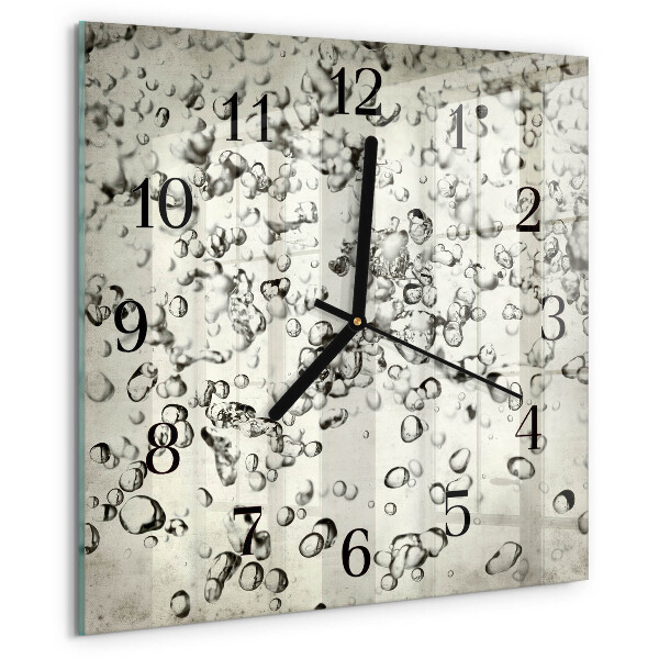 Reloj de vidrio Gotas