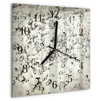 Reloj de vidrio Gotas