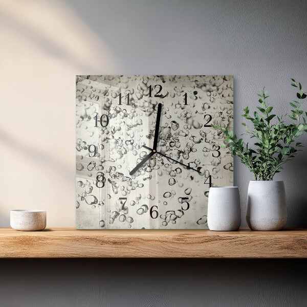 Reloj de vidrio Gotas