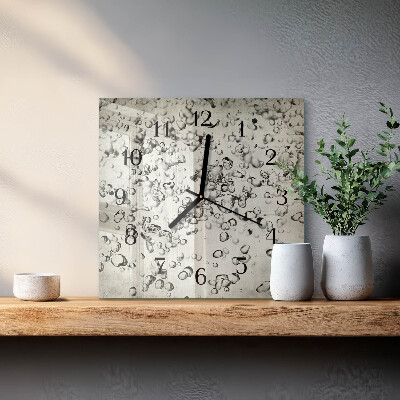 Reloj de vidrio Gotas
