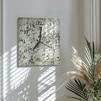 Reloj de vidrio Gotas