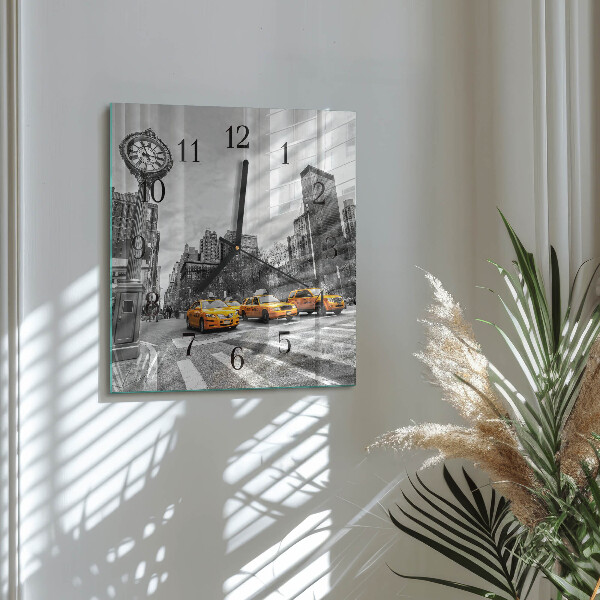 Reloj de vidrio Taxi