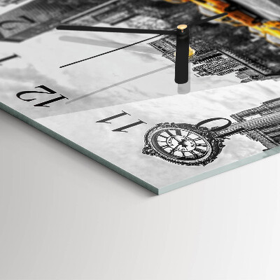 Reloj de vidrio Taxi