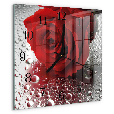 Reloj de vidrio Rosa
