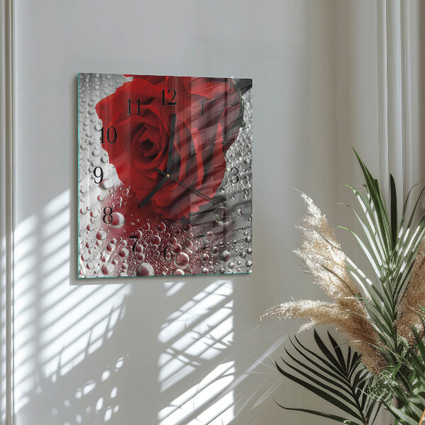 Reloj de vidrio Rosa