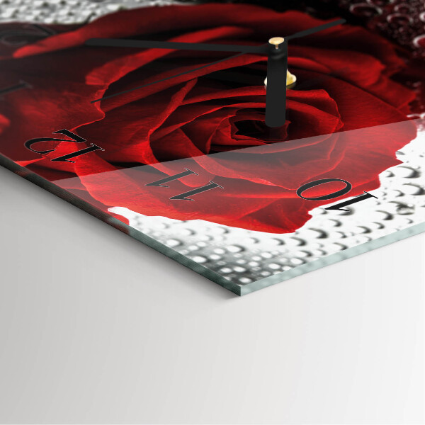 Reloj de vidrio Rosa