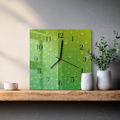 Reloj de vidrio Gotas