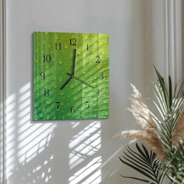 Reloj de vidrio Gotas