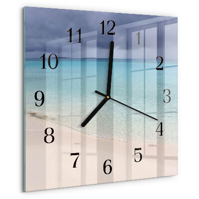 Reloj de vidrio Playa
