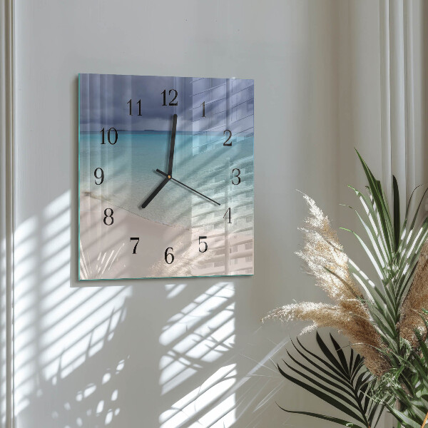Reloj de vidrio Playa
