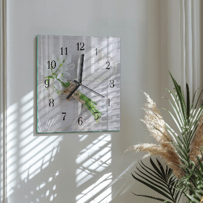 Reloj de vidrio Ramo de flores