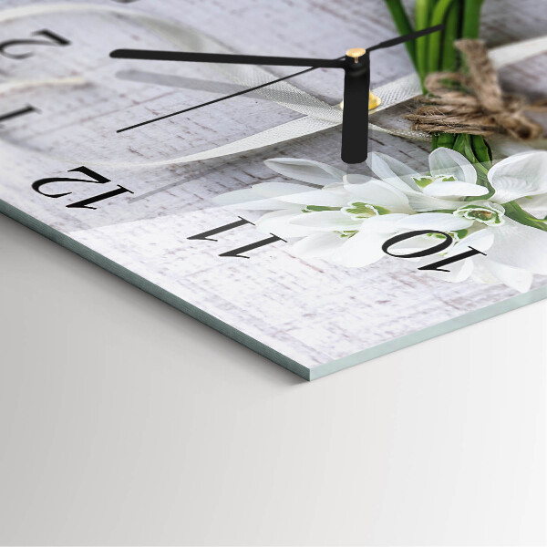 Reloj de vidrio Ramo de flores