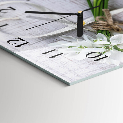 Reloj de vidrio Ramo de flores