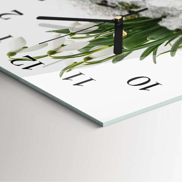 Reloj de vidrio Campanilla de febrero