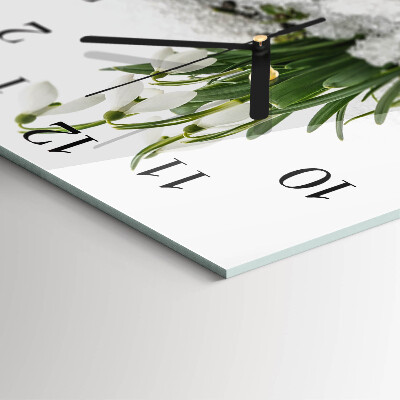 Reloj de vidrio Campanilla de febrero