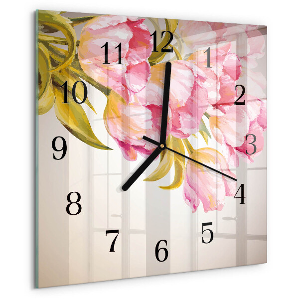 Reloj de vidrio Acuarelas