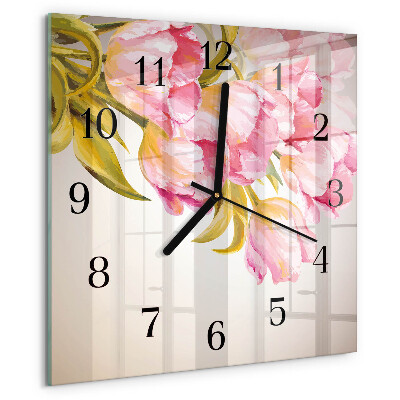 Reloj de vidrio Acuarelas