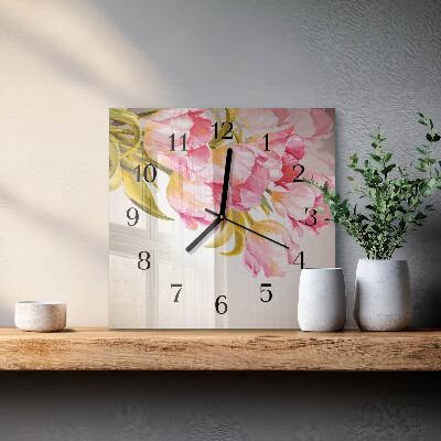 Reloj de vidrio Acuarelas