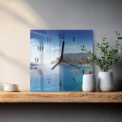 Reloj de vidrio Bahía