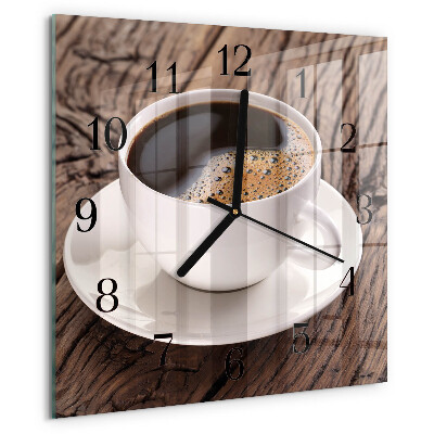 Reloj de vidrio Café
