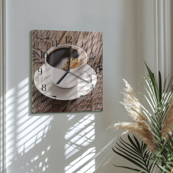Reloj de vidrio Café