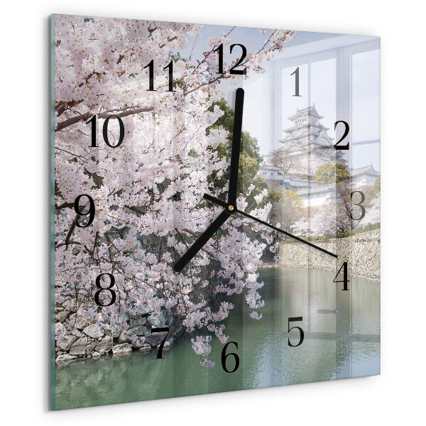 Reloj de vidrio Cerezos