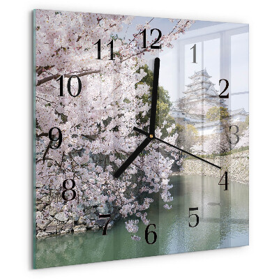 Reloj de vidrio Cerezos