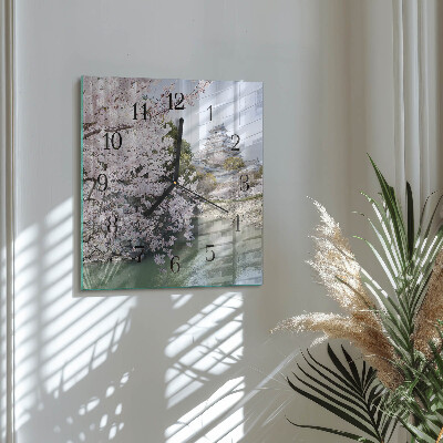 Reloj de vidrio Cerezos