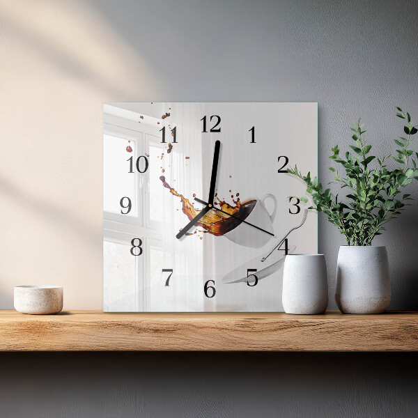 Reloj de vidrio Taza