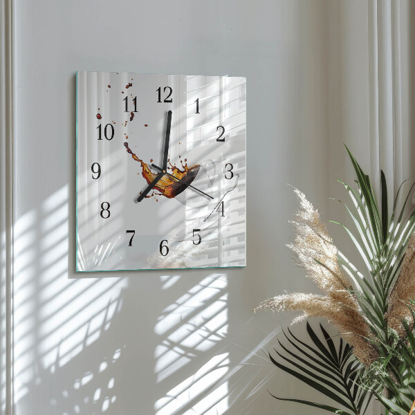 Reloj de vidrio Taza