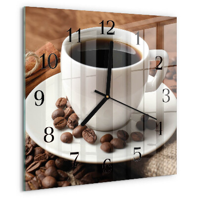 Reloj de vidrio Café
