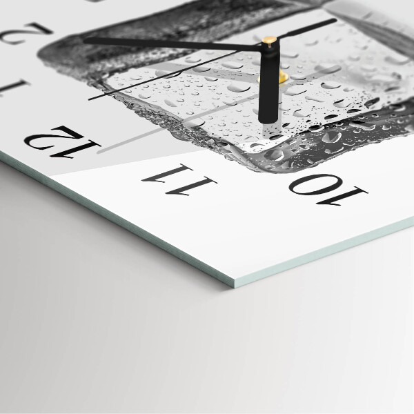 Reloj de vidrio Hielo