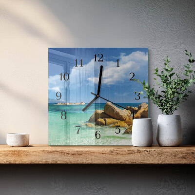 Reloj de vidrio Mar