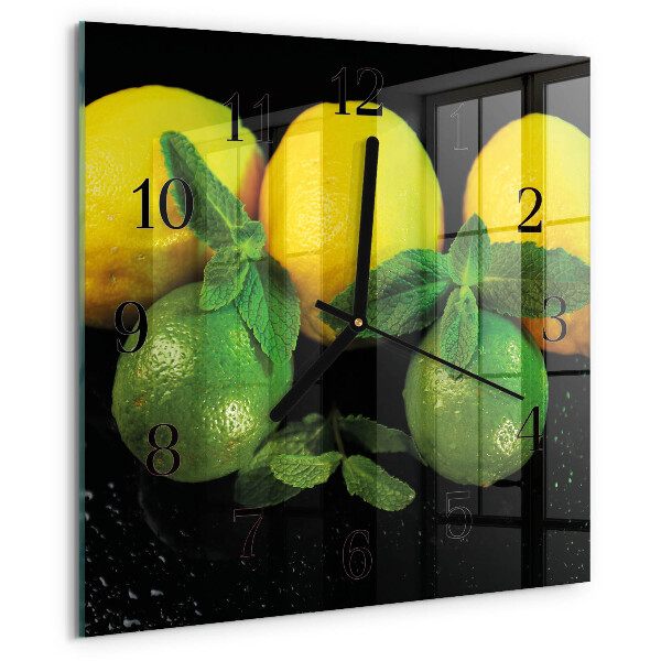 Reloj de vidrio Limones