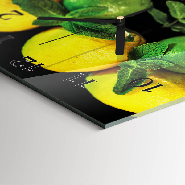 Reloj de vidrio Limones