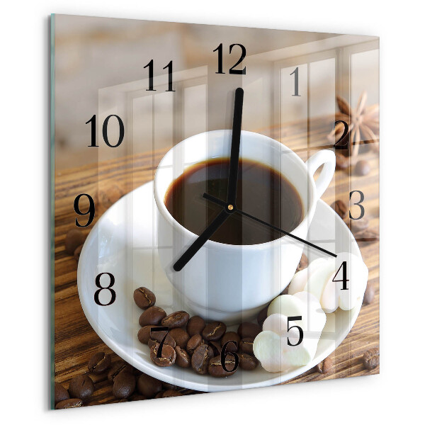Reloj de vidrio Café