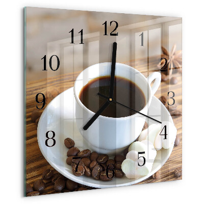 Reloj de vidrio Café