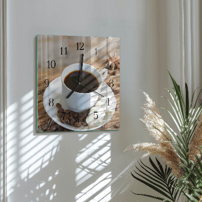 Reloj de vidrio Café