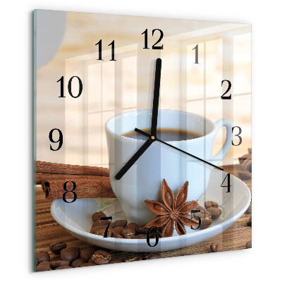Reloj de vidrio Café