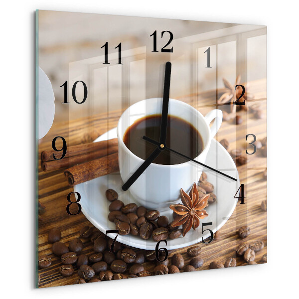 Reloj de vidrio Café