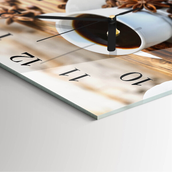 Reloj de vidrio Café