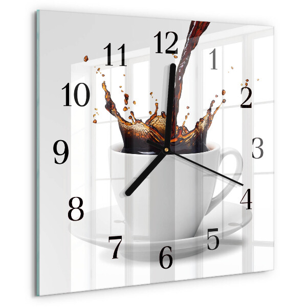 Reloj de vidrio Café