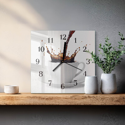 Reloj de vidrio Café