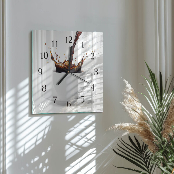 Reloj de vidrio Café
