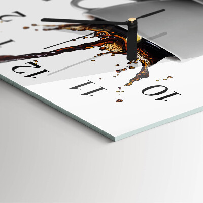 Reloj de vidrio Café