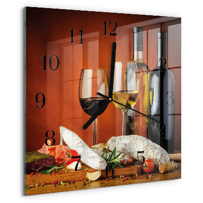 Reloj de vidrio Vino