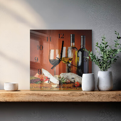 Reloj de vidrio Vino