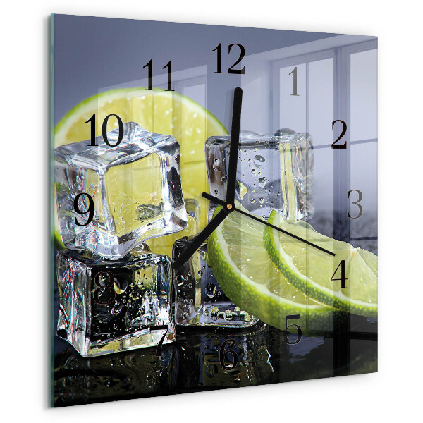 Reloj de vidrio Frutas cítricas