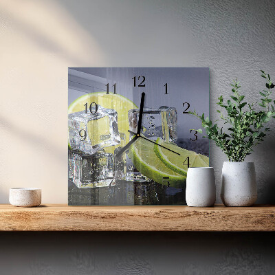 Reloj de vidrio Frutas cítricas